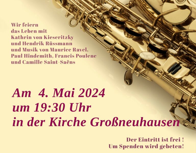 04.05.2024 Konzert in Großneuhausen