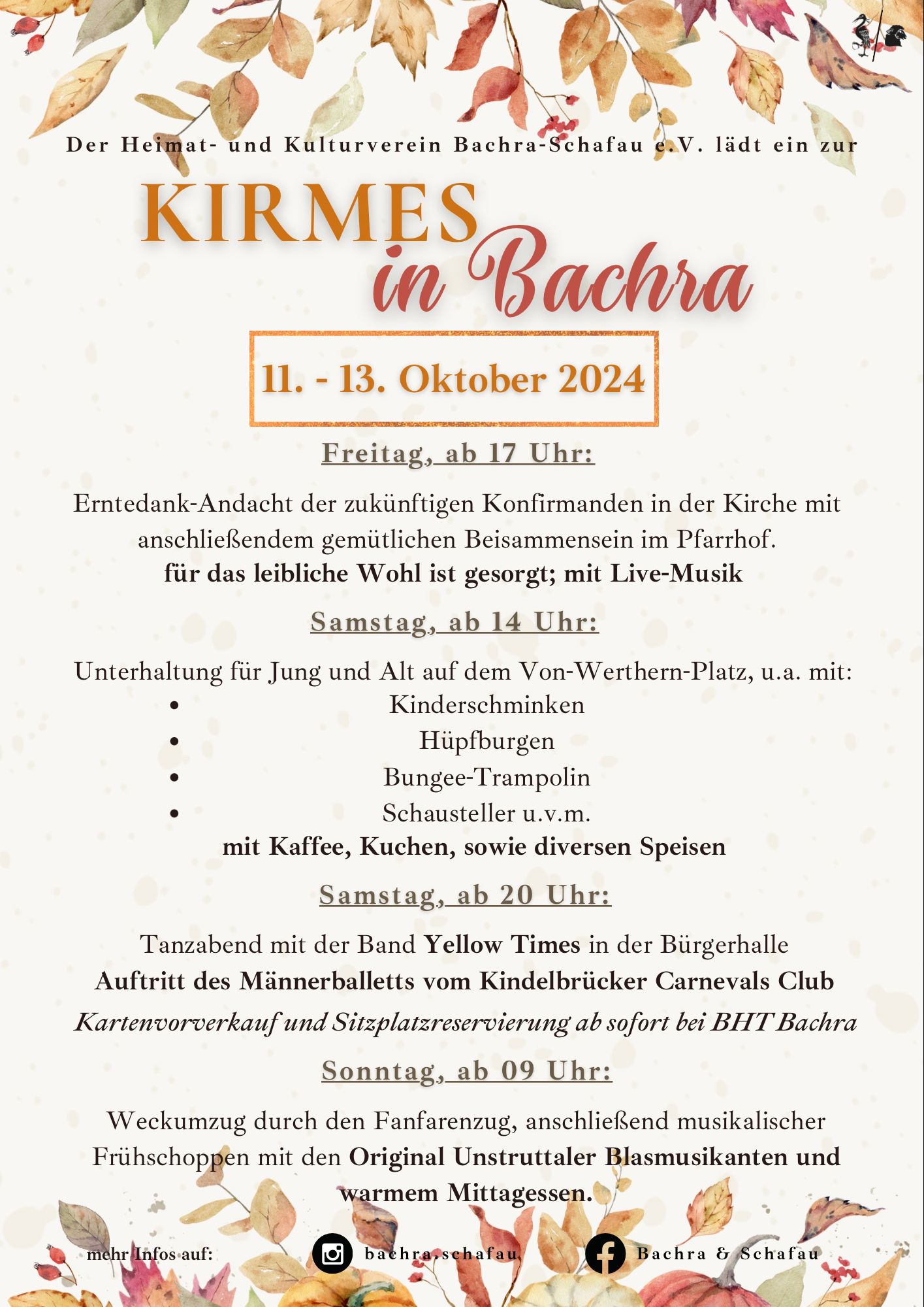 Bachra, Rastenberg, Kirmes, Fest, Erntedank