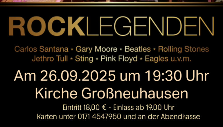 26.09.25Capriccio – Best of Rocklegenden
