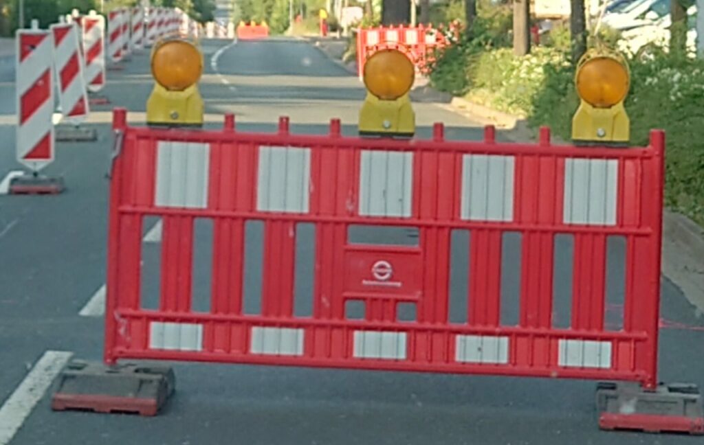 Verlängerung Straßensperrung