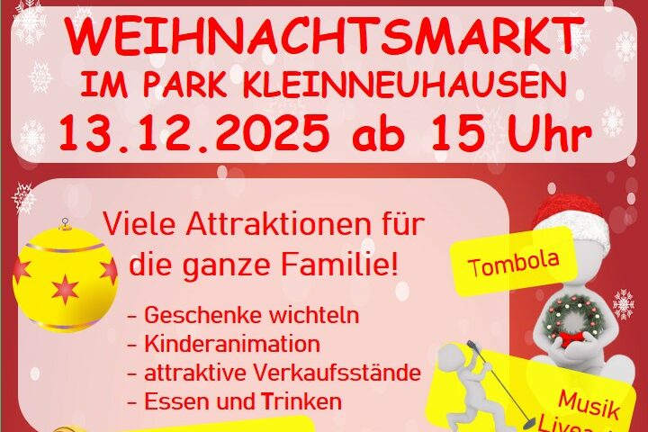 13.12.25 Weihnachtsmarkt im Park Kleinneuhausen