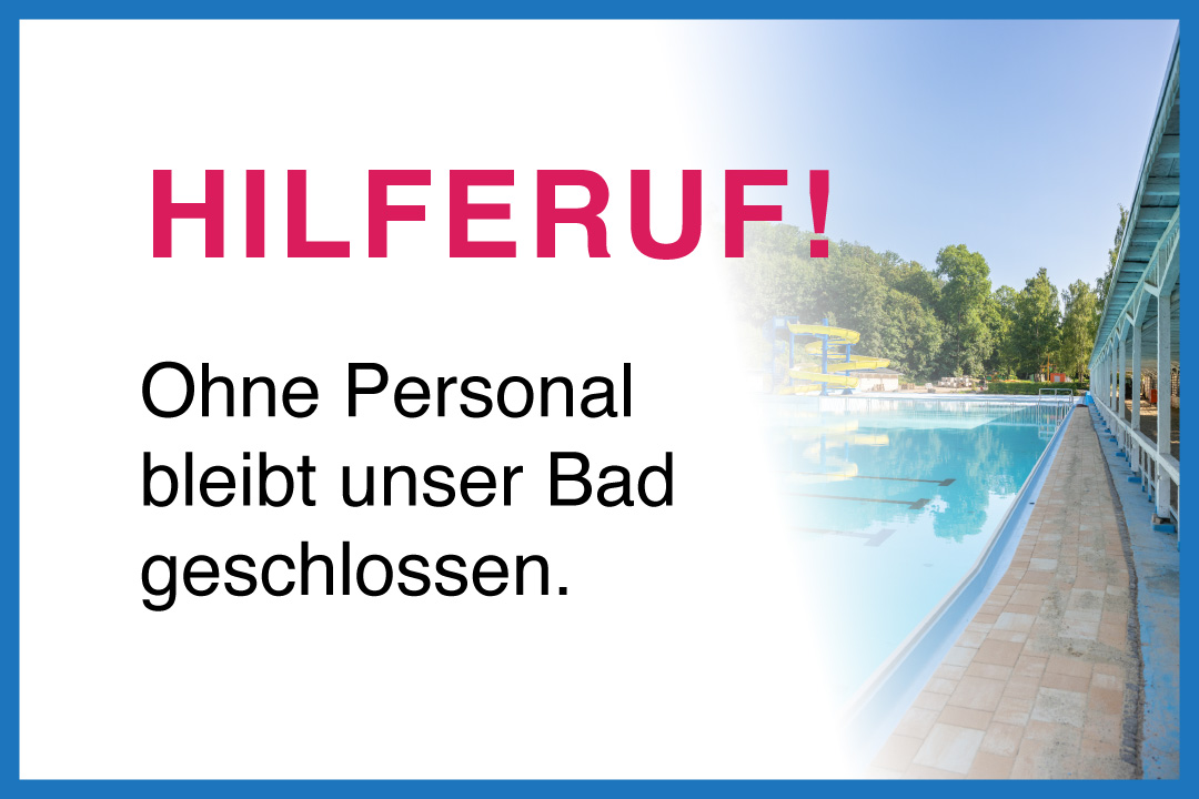 Schwimmbad Rastenberg, freie Stelle