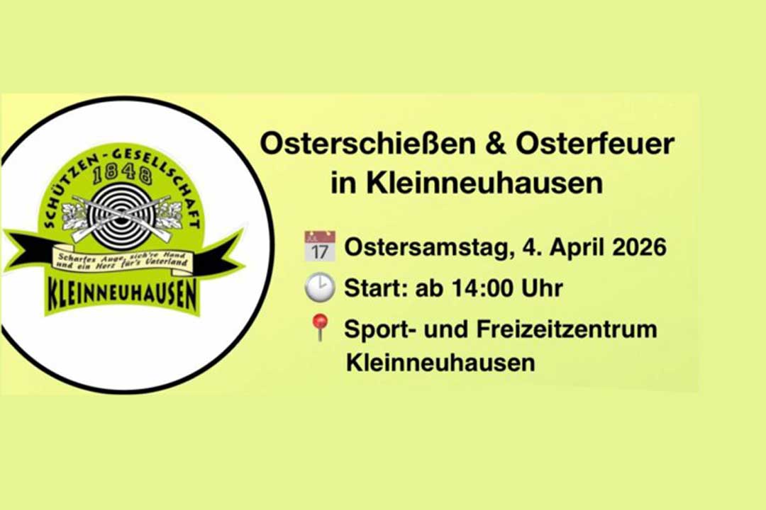 Osterschießen & Osterfeuer in Kleinneuhausen