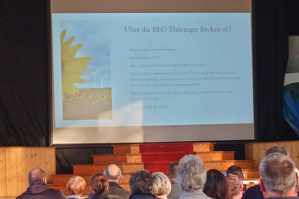 Thüringer Becken eG, Energiewende, Bürgerenergie und Genossenschaft