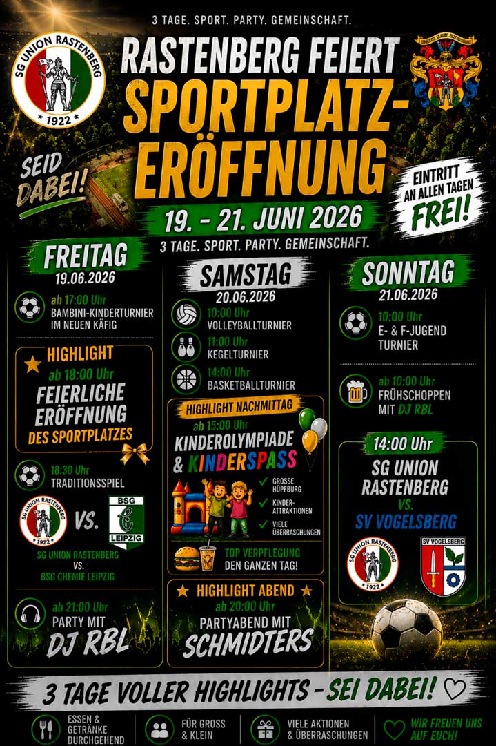 Sportplatz - SG Union Rastenberg