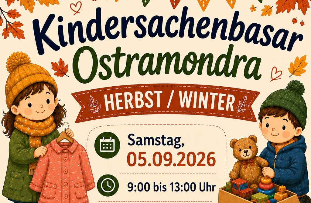 Kindersachenbasar in Ostramondra
