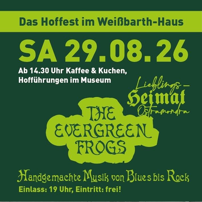 Hoffest im Weißbarth-Haus – und abends wird gerockt!